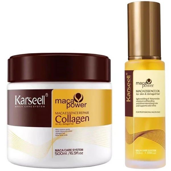 Karseell Kit Repair Mascara 500g + Maca Oil 50ml 2 Karseell Kit Repair Mascara 500g + Maca Oil 50ml - Imagen 2
