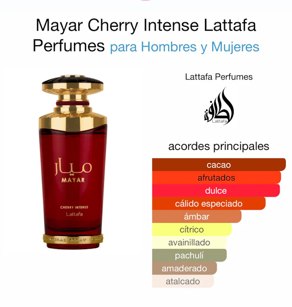 Perfume Lattafa Mayar Cherry Intense - EDP 100ml 4 Perfume Lattafa Mayar Cherry Intense - EDP 100ml - Imagen 4