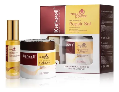 Karseell Kit Repair Mascara 500g + Maca Oil 50ml 3 Karseell Kit Repair Mascara 500g + Maca Oil 50ml - Imagen 3