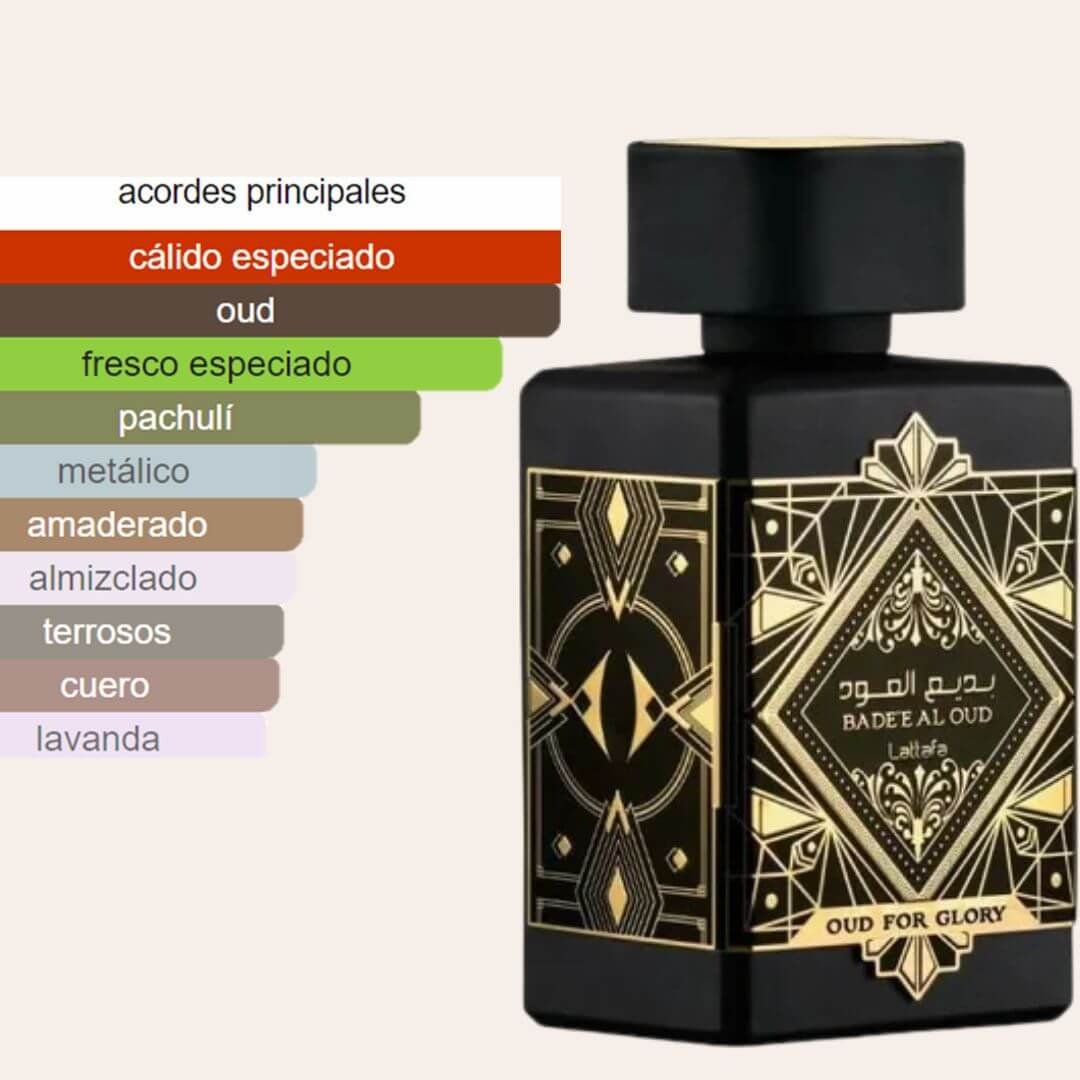Perfume Lattafa Badee Al Oud For Glory - EDP 100ml 3 Perfume Lattafa Badee Al Oud For Glory - EDP 100ml - Imagen 3