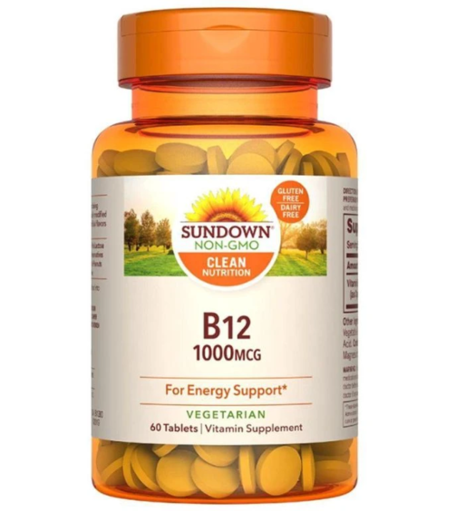 Vitamina B12 Sundown Naturals 60 tabletas