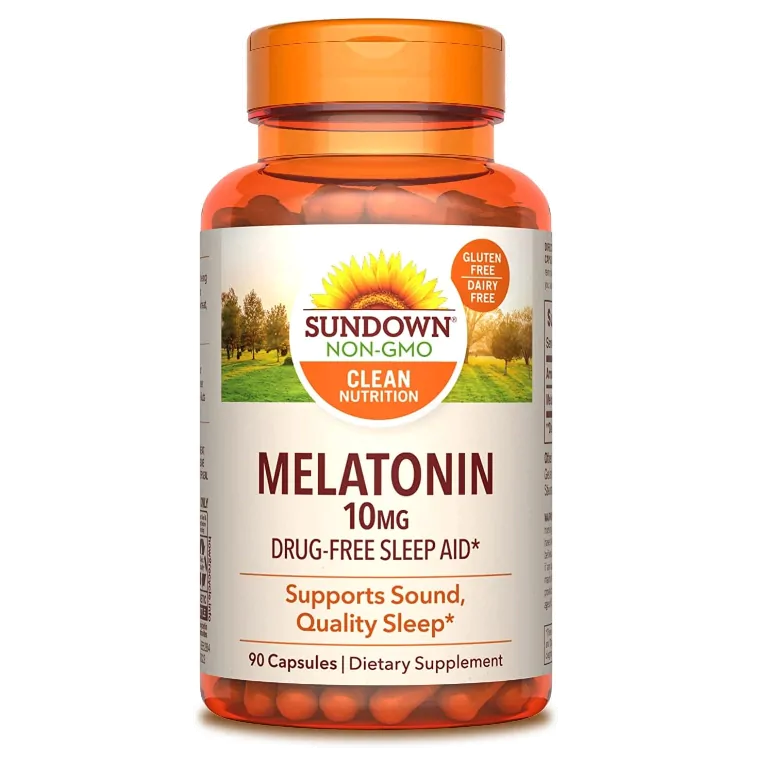 Melatonina 10 mg Sundown Naturals - 90 cápsulas 1 Melatonina 10 mg Sundown Naturals